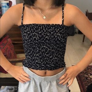 brandy melville- ruffle tank